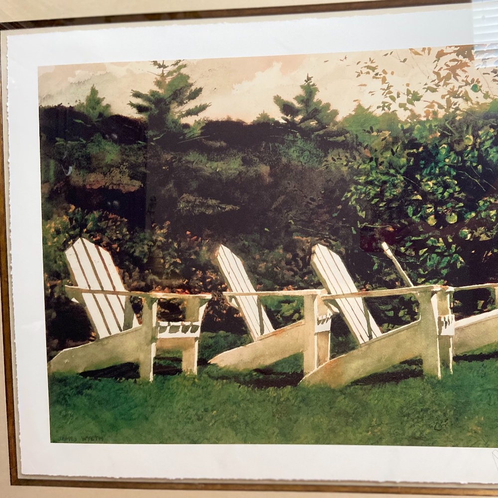 Island Library Jamie Wyeth signed lithograph